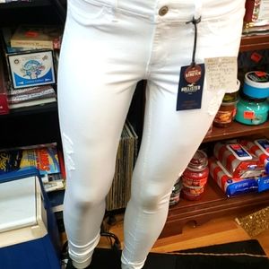 Hollister stretch low rise jean legging crop
